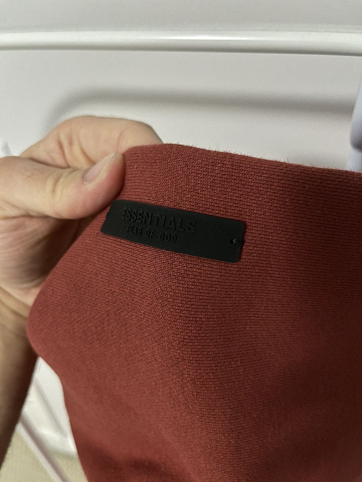 Essentials Fear of God Essentials Crimson Hoodie Size US L / EU 52-54 / 3 - 3 Thumbnail