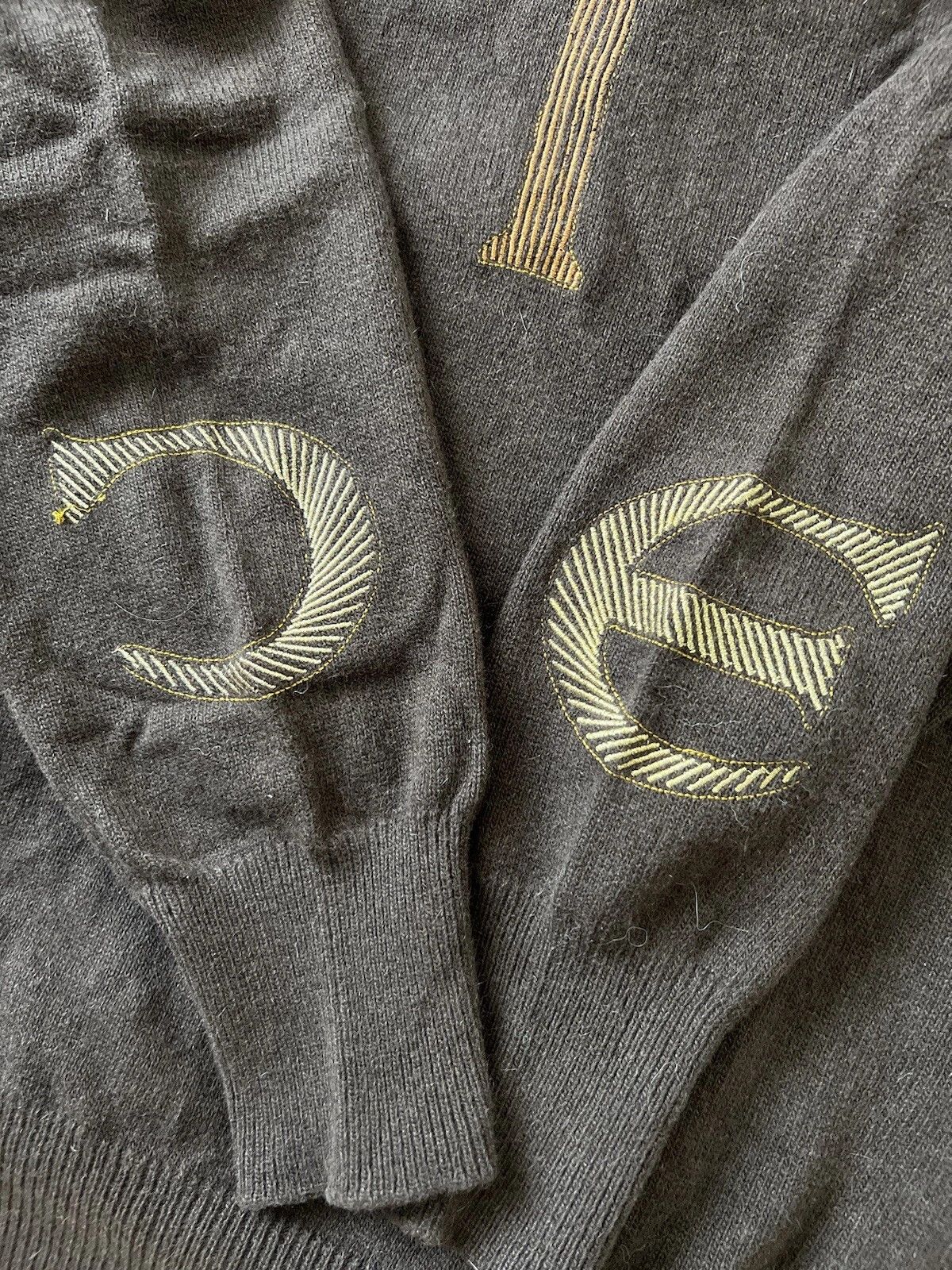 Iceberg Iceberg Embroidered Logo Wool Knit Sweater Mens Size M Size US M / EU 48-50 / 2 - 9 Thumbnail