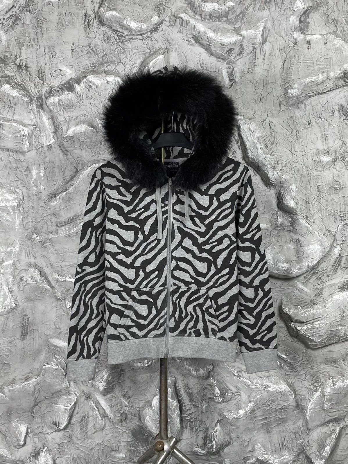 Hysteric Glamour × If Six Was Nine × Ne-Net Vintage Y2K Animal Pattern Fur Zip Hoodie Japanese Punk Vibe Size US M / EU 48-50 / 2 - 1 Thumbnail