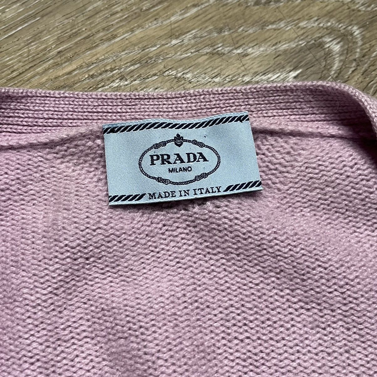 Prada vintage purple prada cashmere cardigan Size S / US 4 / IT 40 - 5 Thumbnail