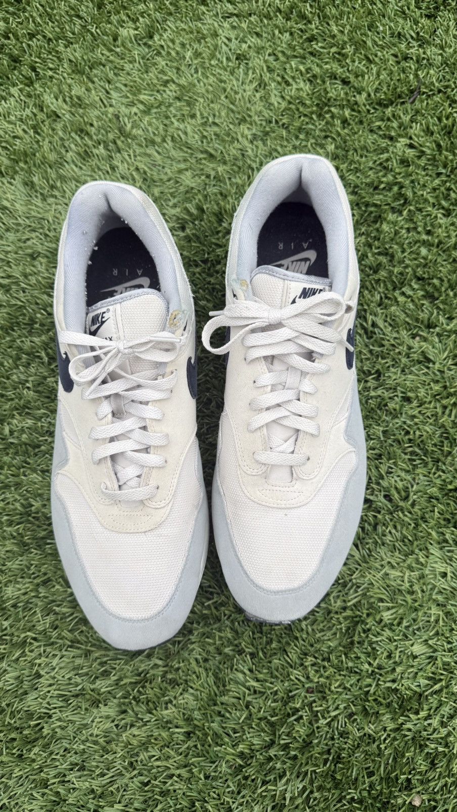 Nike Air Max 'Pure Platinum Dark Obsidian' size 15