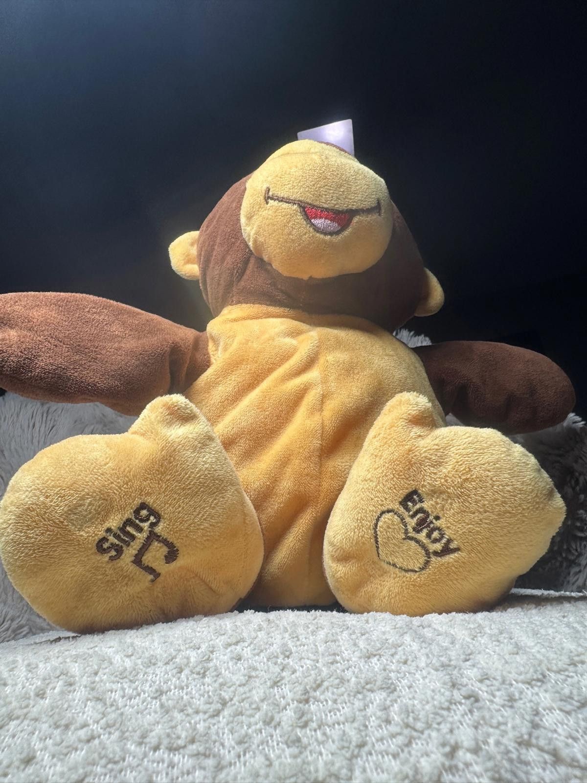 Designer EPM Plush Stuffed Monkey Toy Size ONE SIZE - 6 Thumbnail