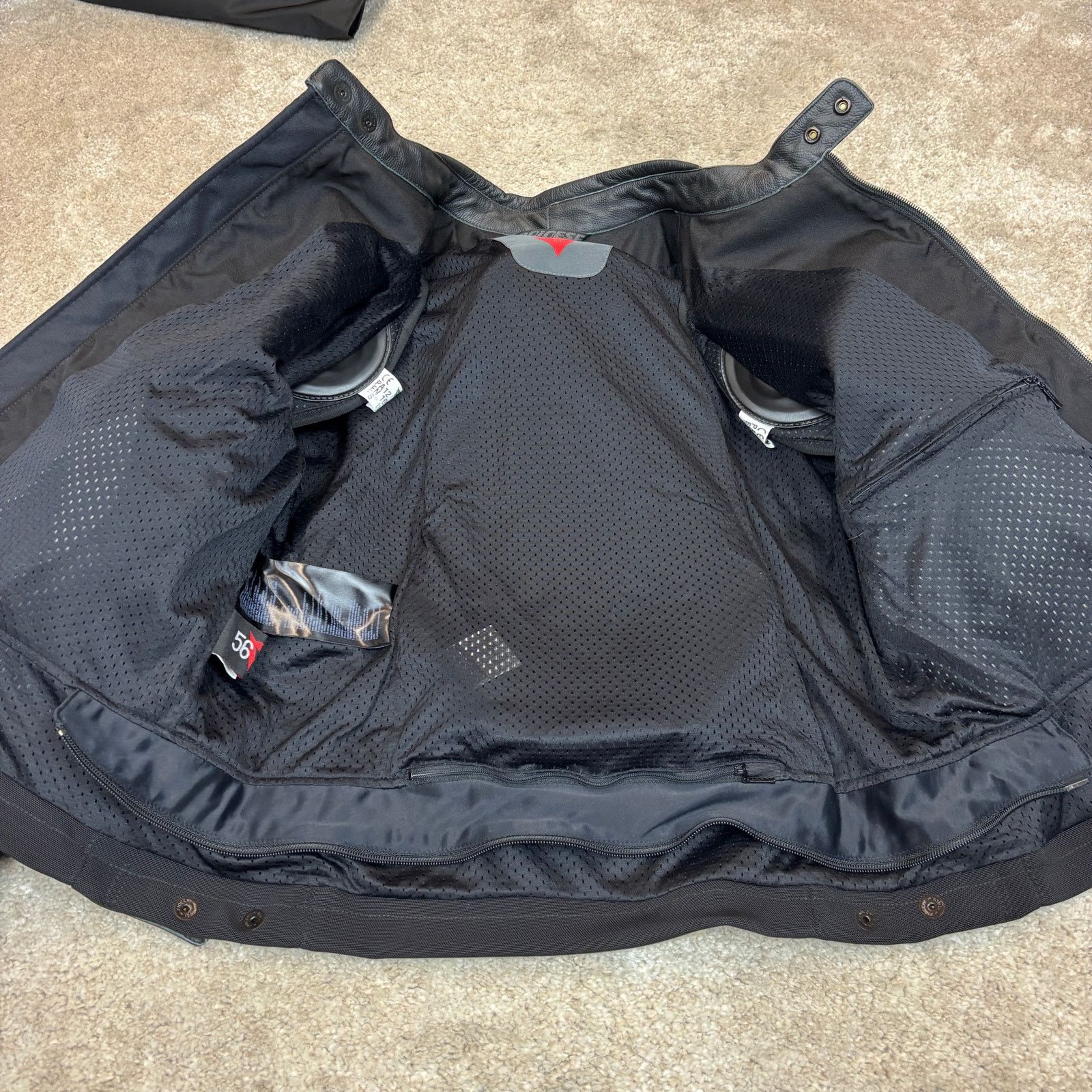 Dainese Vintage 90s Dainese Padded Armored Motorcycle Jacket Mens 56 Size US XL / EU 56 / 4 - 6 Thumbnail