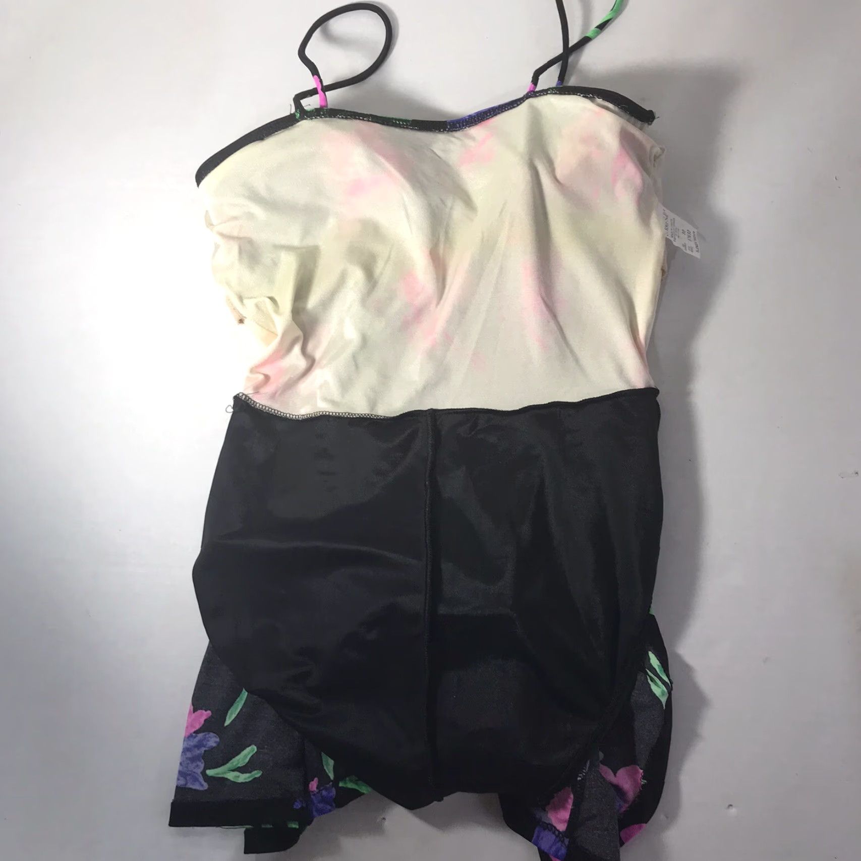 Swims Suit Yourself Floral Swimdress Womens Size 10 Multicolor Tank Spaghetti Strap Size L / US 10 / IT 46 - 6 Thumbnail