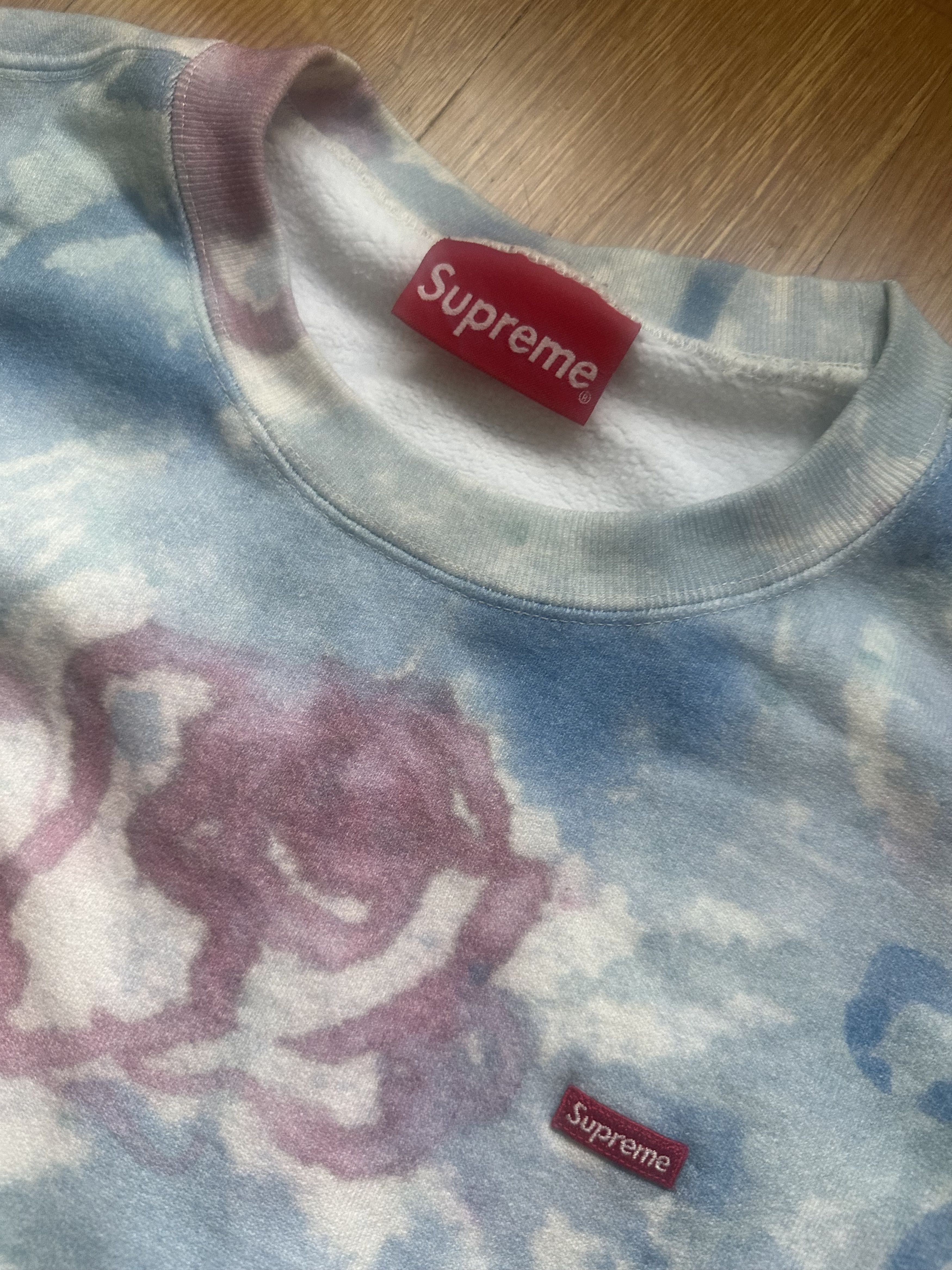 Supreme Supreme Watercolor Fleece Crewneck - Size M Size US M / EU 48-50 / 2 - 2 Thumbnail