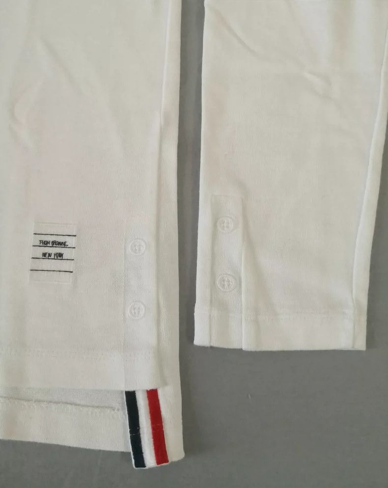 Thom Browne Thom Browne size1 Cotton long sleeve T-shirt Size US S / EU 44-46 / 1 - 6 Thumbnail