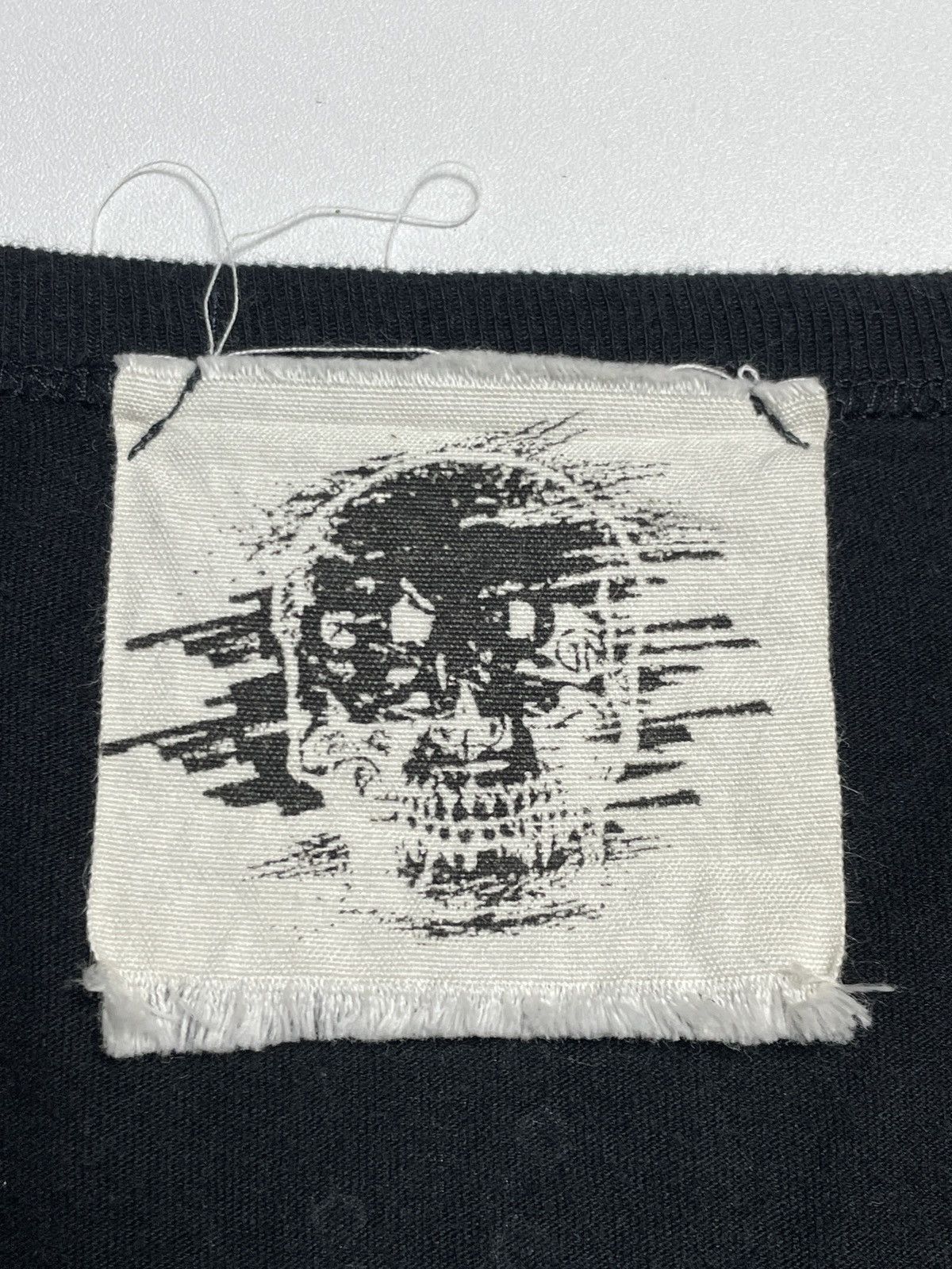 14th Addiction 2000’s GladNews - Skull Studded Logo Longsleeve Shirt Size S / US 4 / IT 40 - 6 Thumbnail