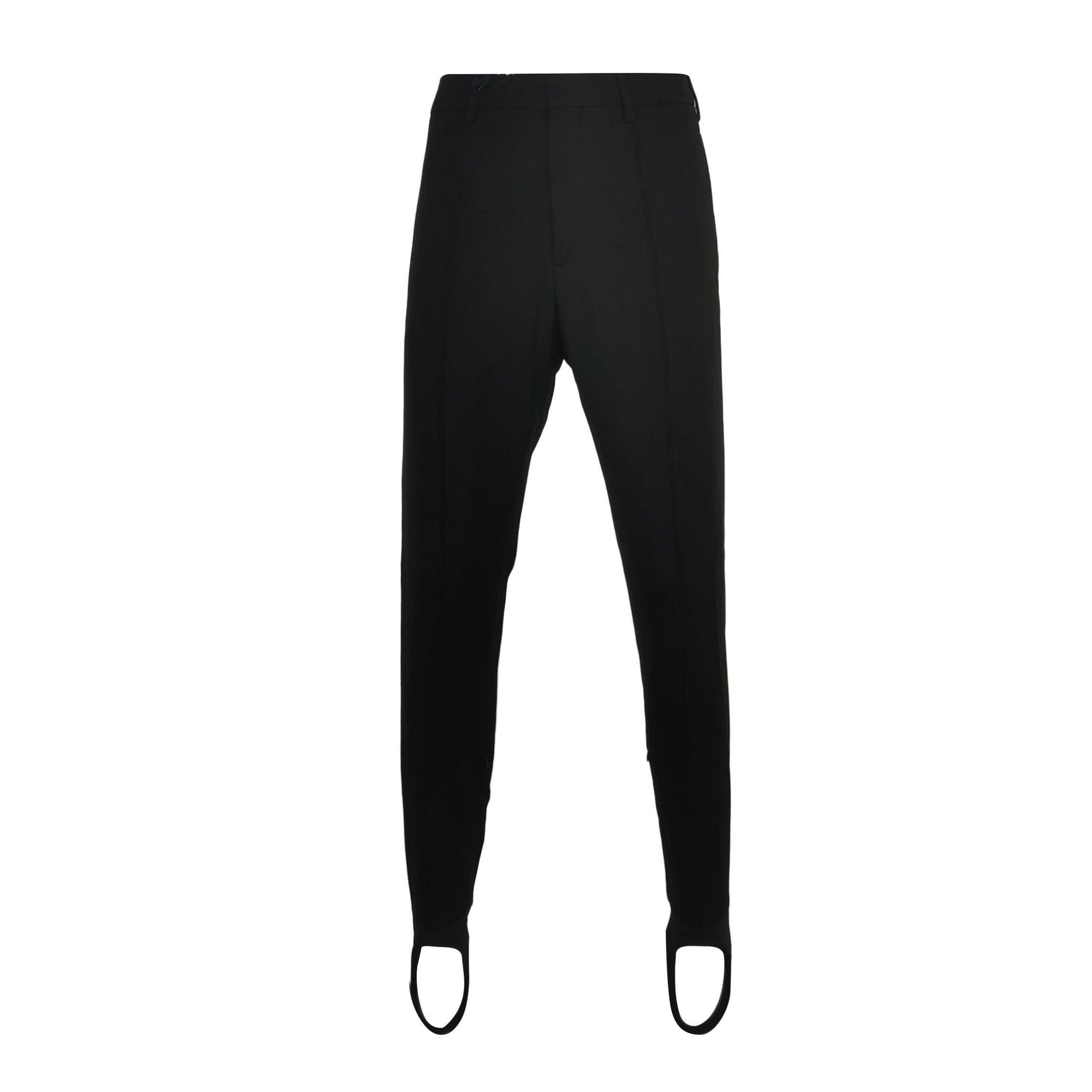 Moncler Moncler Unused Wool Solid Black Trousers L/50 Size US 34 / EU 50 - 1 Thumbnail