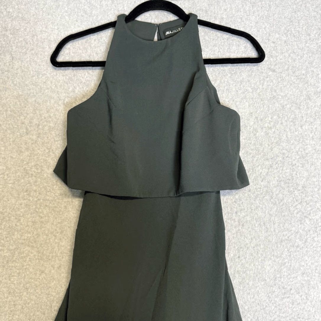 Vintage VINTAGE? (no) Jil by Jill Stuart Dress Midi Length Sleeveless A-Line Vest Upper Gray Women 2 Size 2 Gray Womens Size XS / US 0-2 / IT 36-38 - 2 Thumbnail