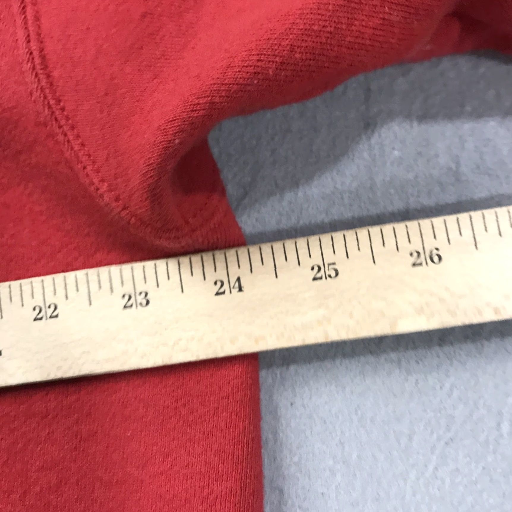 Nike VINTAGE Nike Sweatshirt Mens XL Red Fleece Essentials Crewneck 90s Swoosh Logo Thermal Pullover Size US XL / EU 56 / 4 - 6 Thumbnail