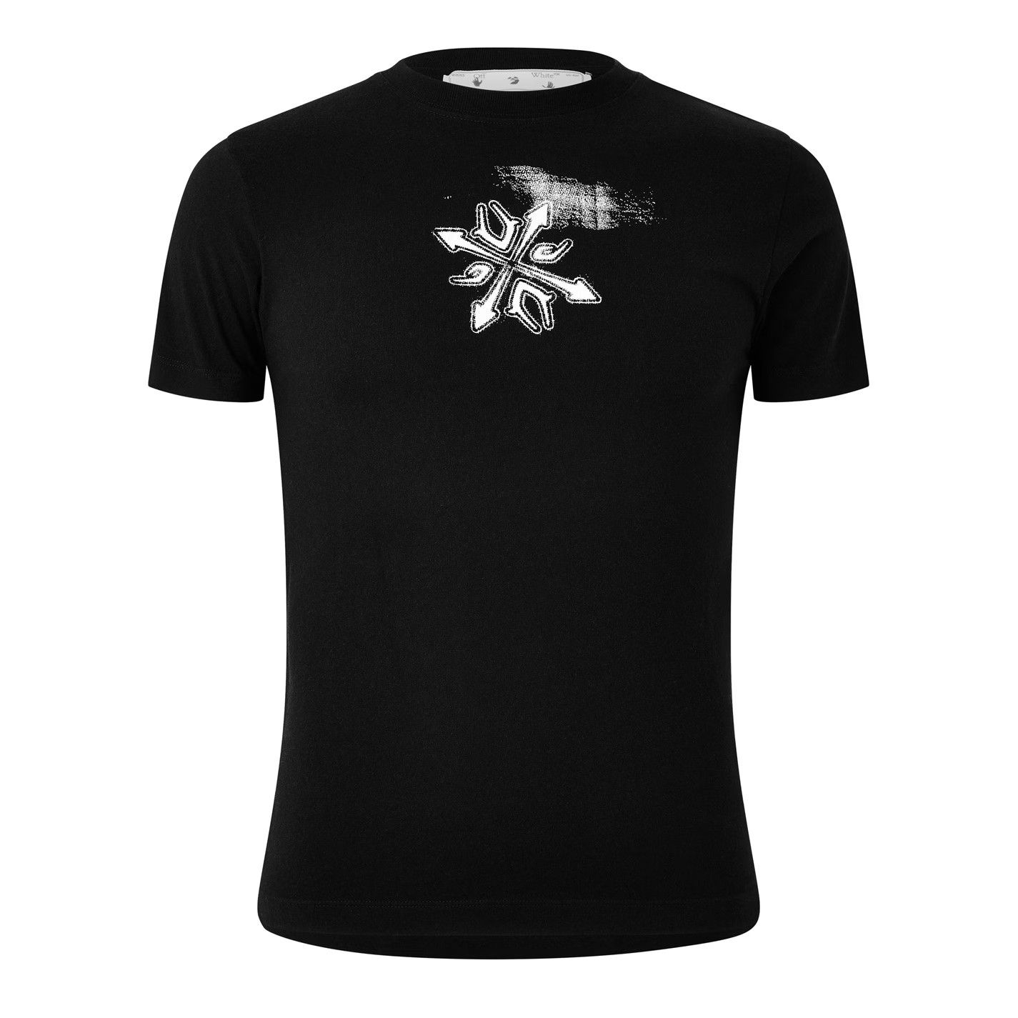 Off-White o1g2r1mq0226 Slim S/S Graphic T-Shirt In Black Size US XXS / EU 40 - 1 Thumbnail