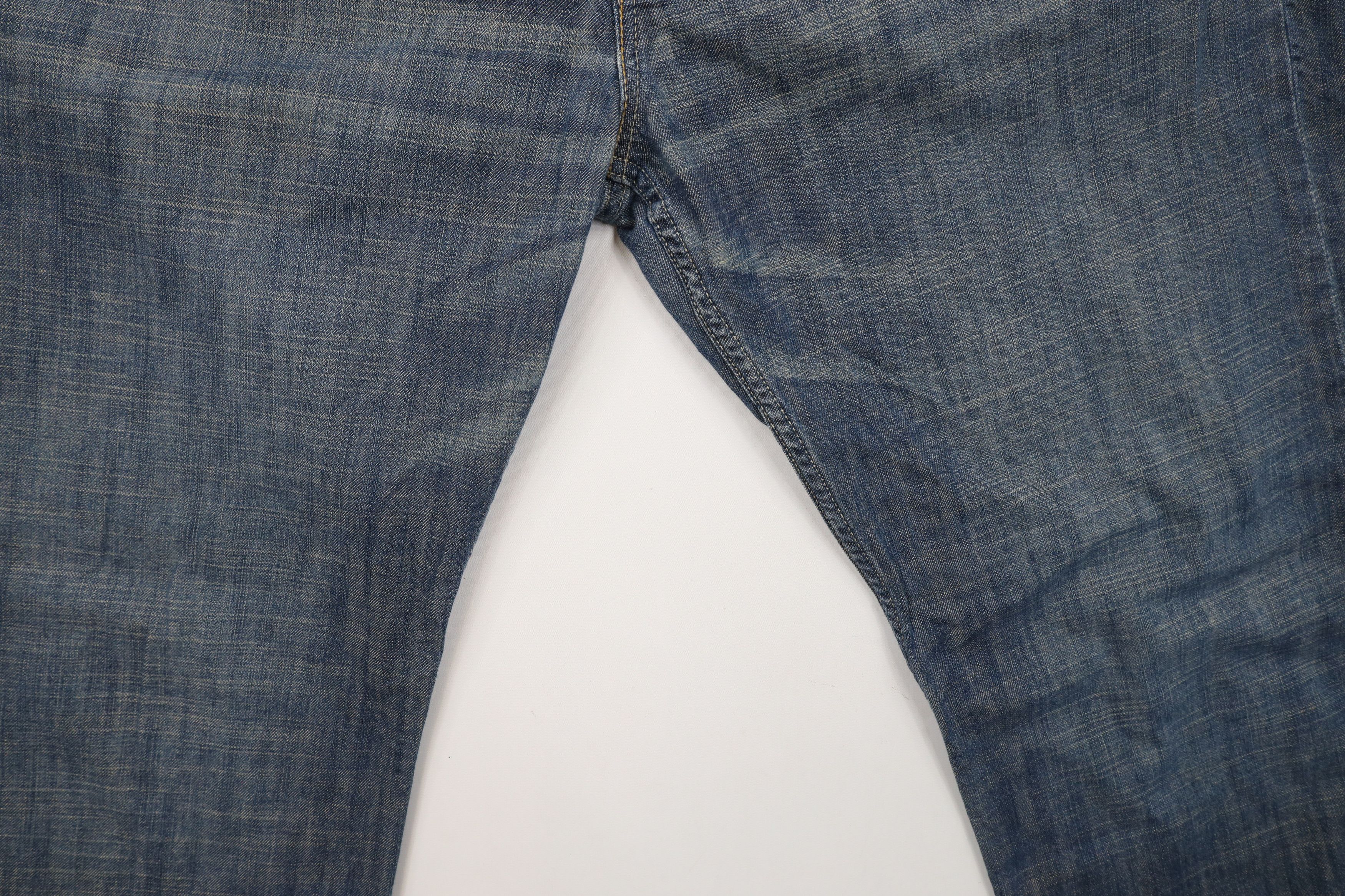 Levi's × Vintage Vintage Y2K Levis 569 Straight Wide Leg Denim Jeans Blue Size US 36 / EU 52 - 5 Thumbnail