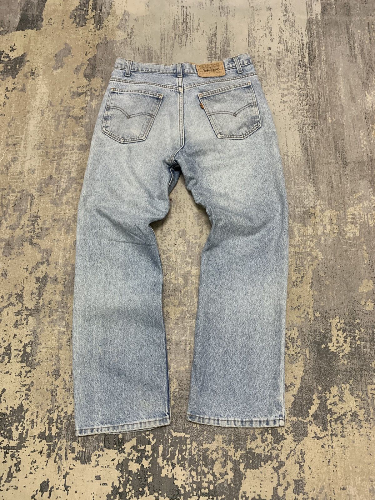 Levi's Vintage Levi's 517 Light Wash Distressed Grunge Jeans 32x27 Size US 32 / EU 48 - 8 Thumbnail