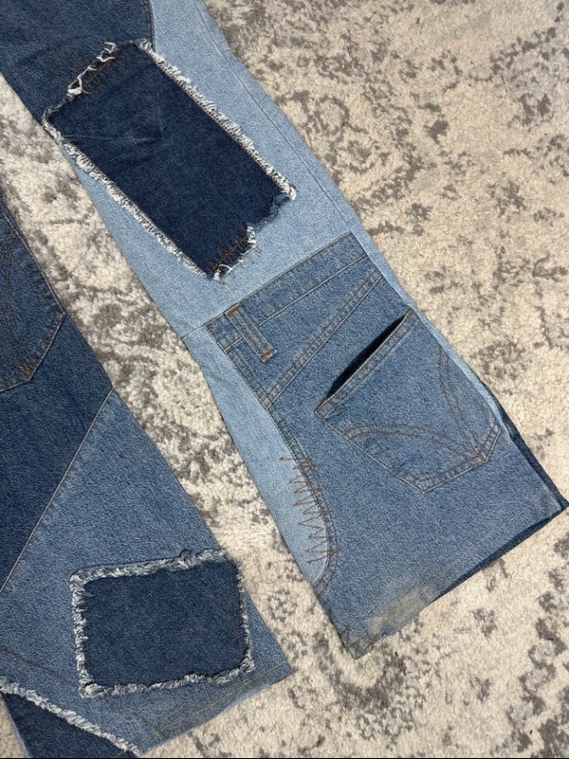 Dolce & Gabbana Multi Denim Patchwork Jeans by Dolce & Gabbana Size 28" / US 6 / IT 42 - 5 Thumbnail