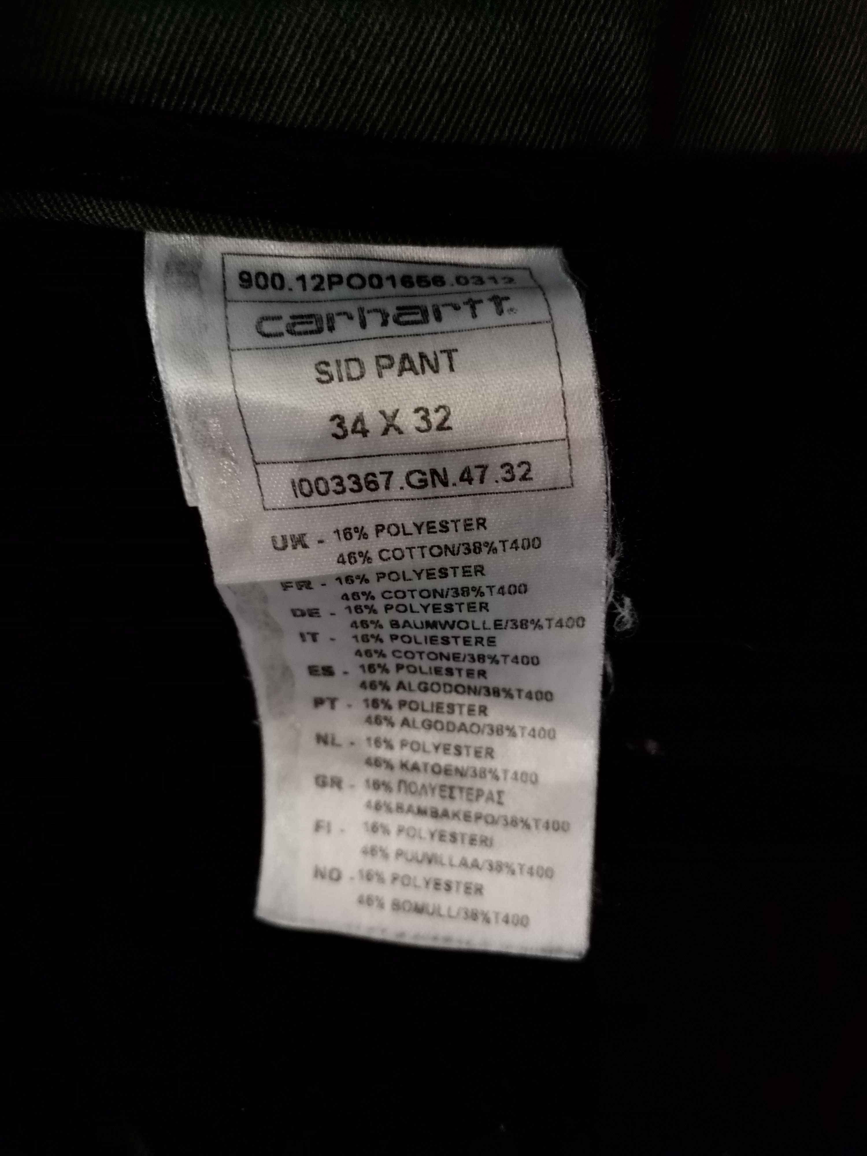 Carhartt × Carhartt Wip Carhartt Chino Pants Size US 34 / EU 50 - 4 Thumbnail