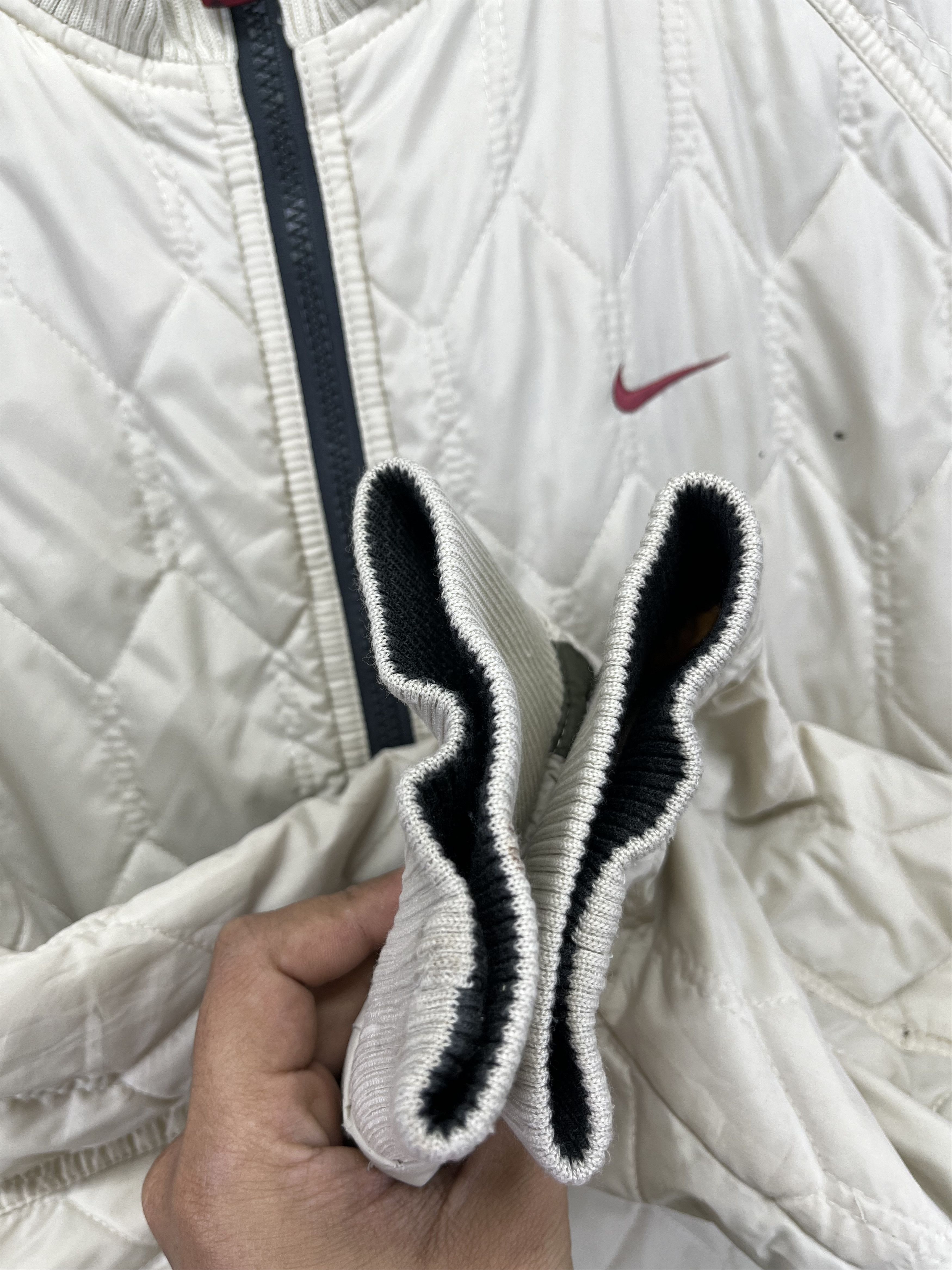 Nike Vintage Nike Quilted Zip Up Rare Jacket Size US L / EU 52-54 / 3 - 11 Thumbnail