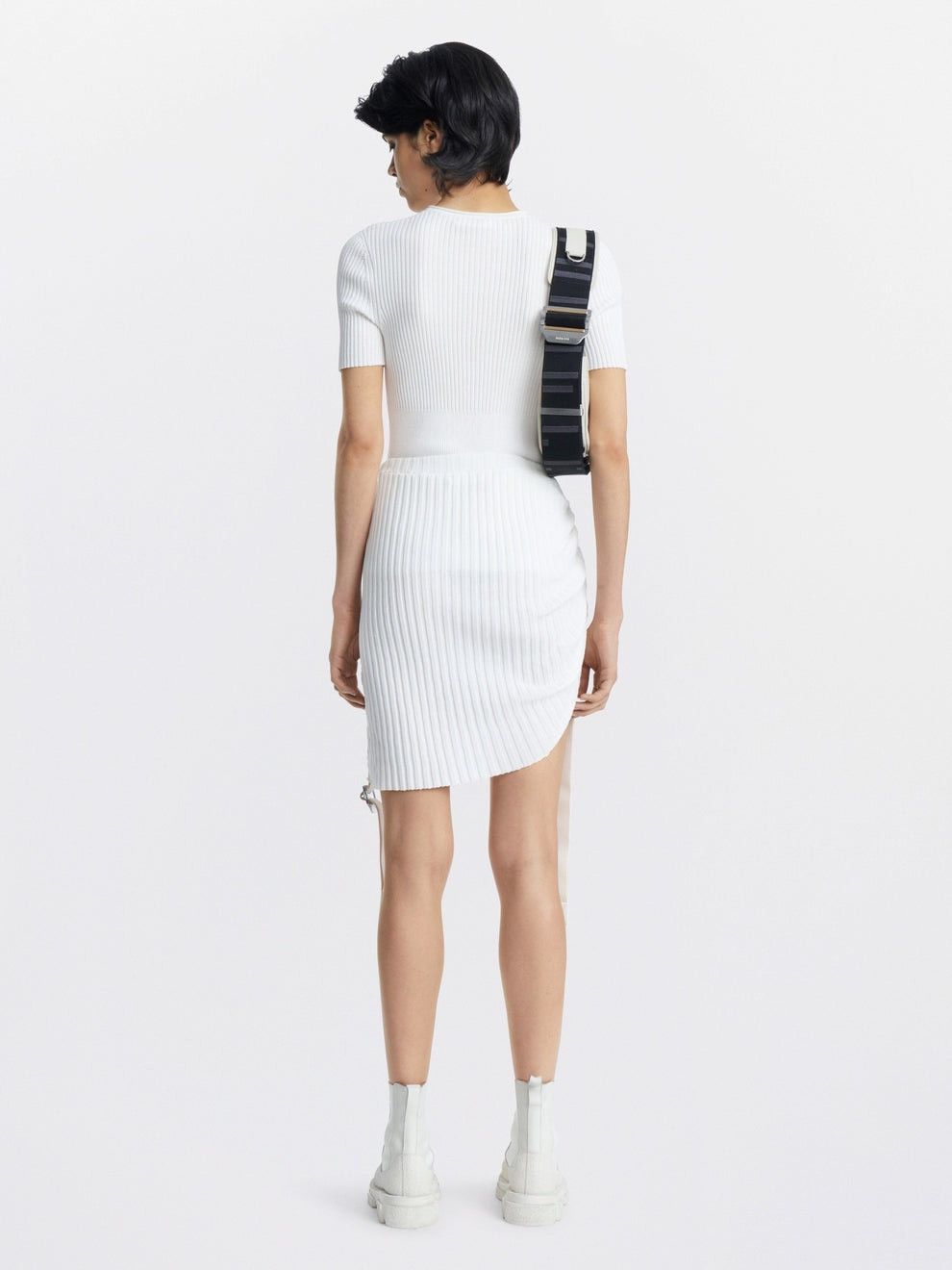 Dion Lee DION LEE GATHERED UTILITY SKIRT IVORY Size 24" / US 00 / IT 34 - 2 Thumbnail