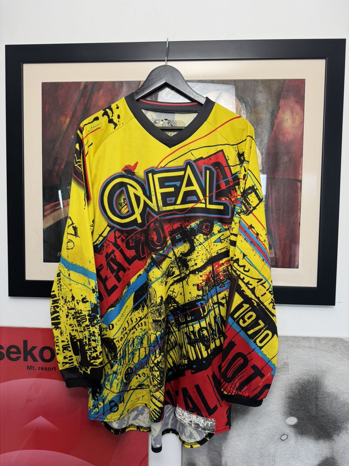 Vintage Oneal Motocross Jersey Element Fullprint Rock Vibe Racing Size US L / EU 52-54 / 3 - 1 Thumbnail