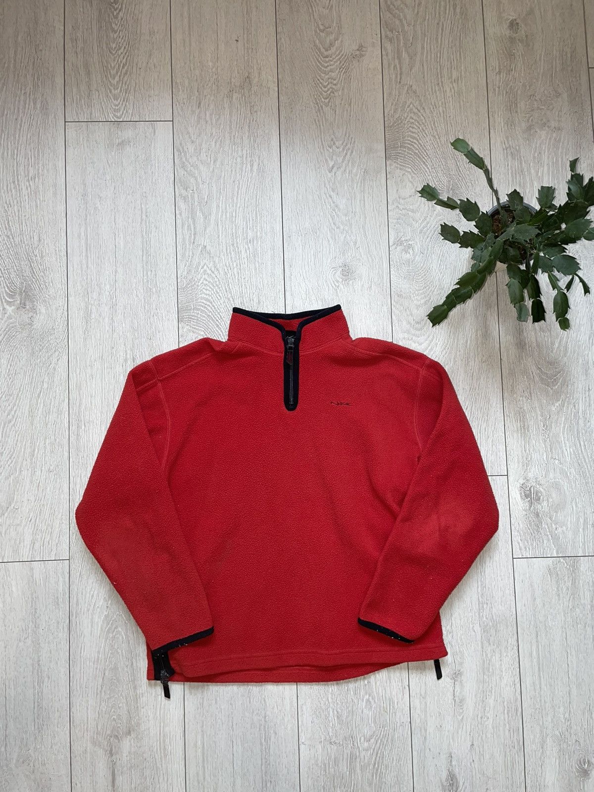 Nike × Vintage 1/4 Zip Fleece Nike Vintage 2000s Size US S / EU 44-46 / 1 - 1 Thumbnail