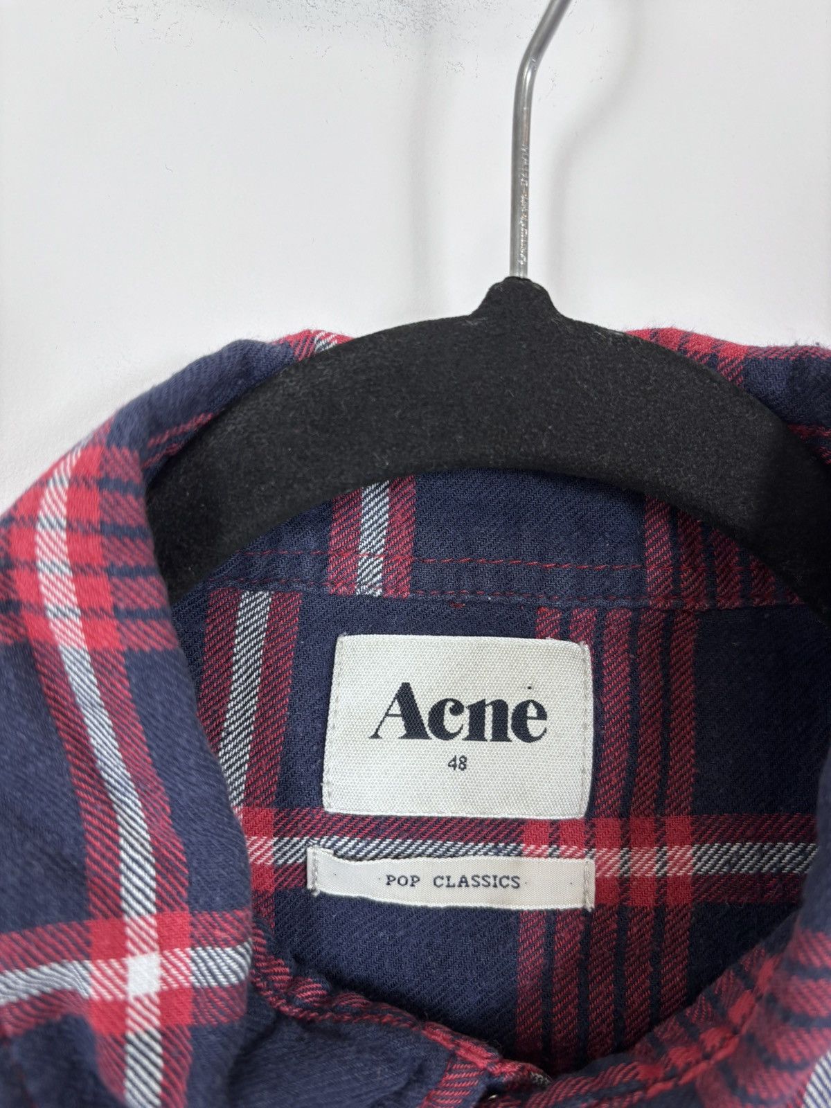 Acne Studios Acne Studios Western AW10 Men’s Pop Classics Flannel Shirt Size US M / EU 48-50 / 2 - 16 Thumbnail