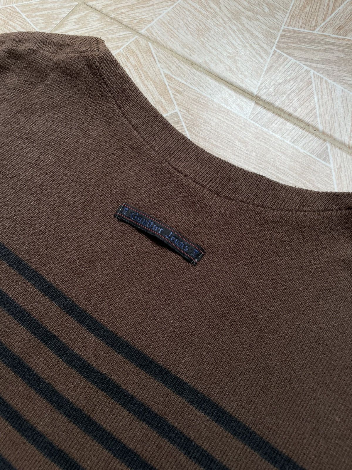 Japanese Brand × Jean Paul Gaultier Archive Jean Paul Gaultier Eiffel Tower Lampo Knit’s Sweater Size M / US 6-8 / IT 42-44 - 8 Thumbnail