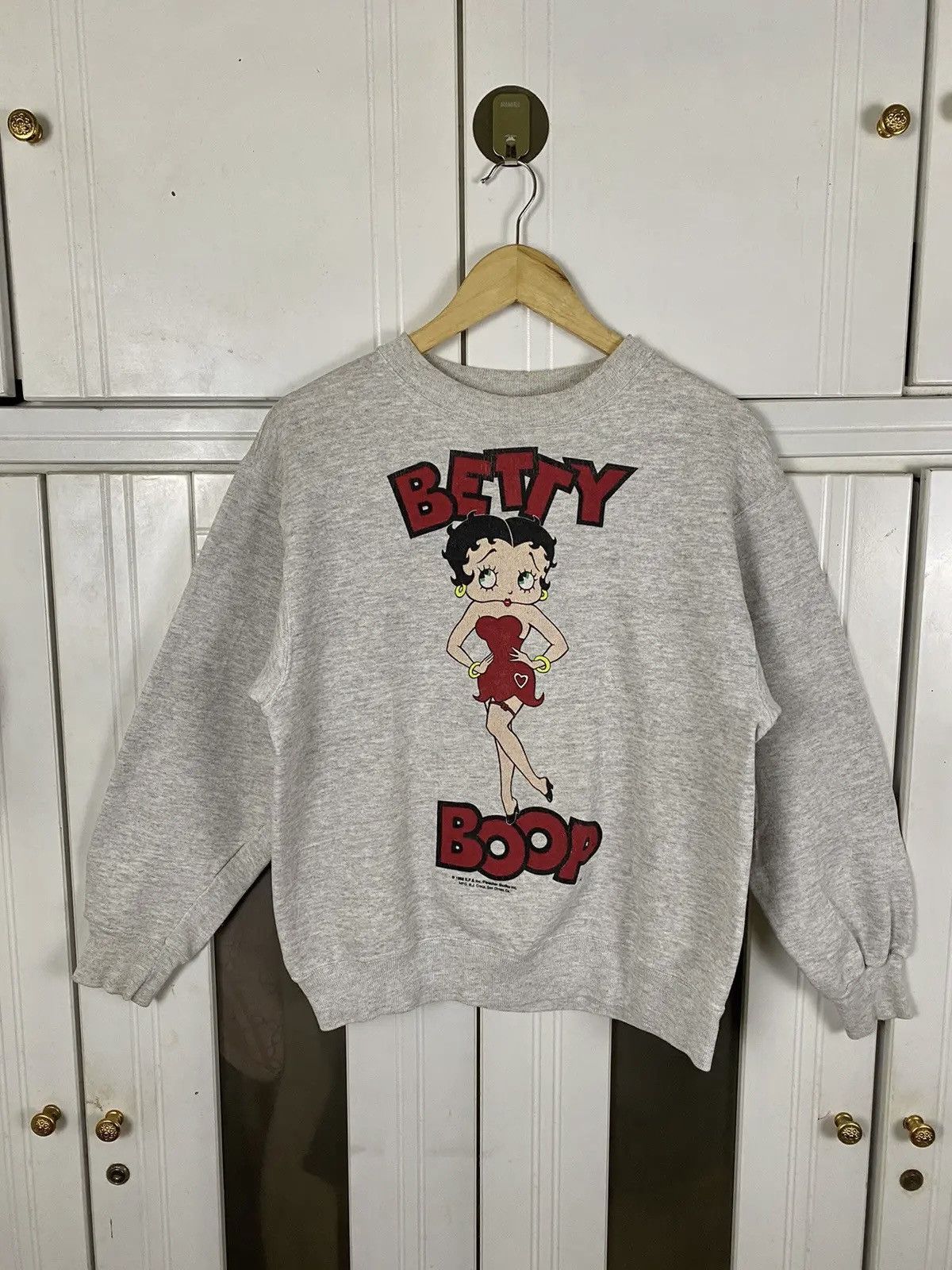Cartoon Network Vintage Betty Boop Hanes Sweatshirt Size US M / EU 48-50 / 2 - 1 Thumbnail