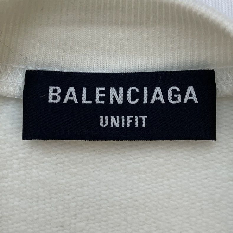 Balenciaga Letter Printed Round Neck Sweatshirt Long Sleev