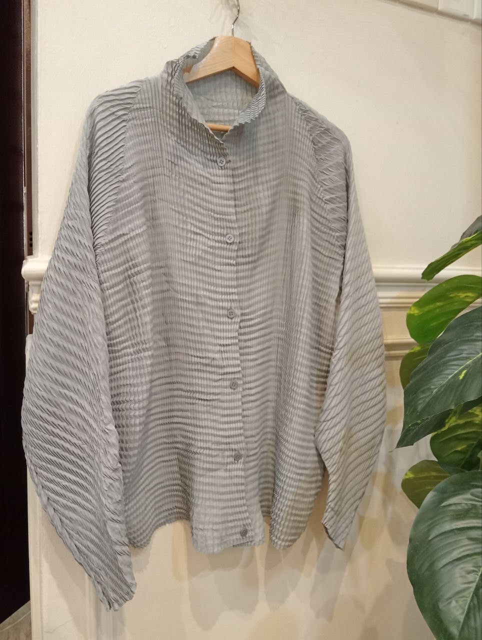 Issey Miyake RARE ISSEY MIYAKE VINTAGE RIBBED PLEATED Size M / US 6-8 / IT 42-44 - 1 Thumbnail