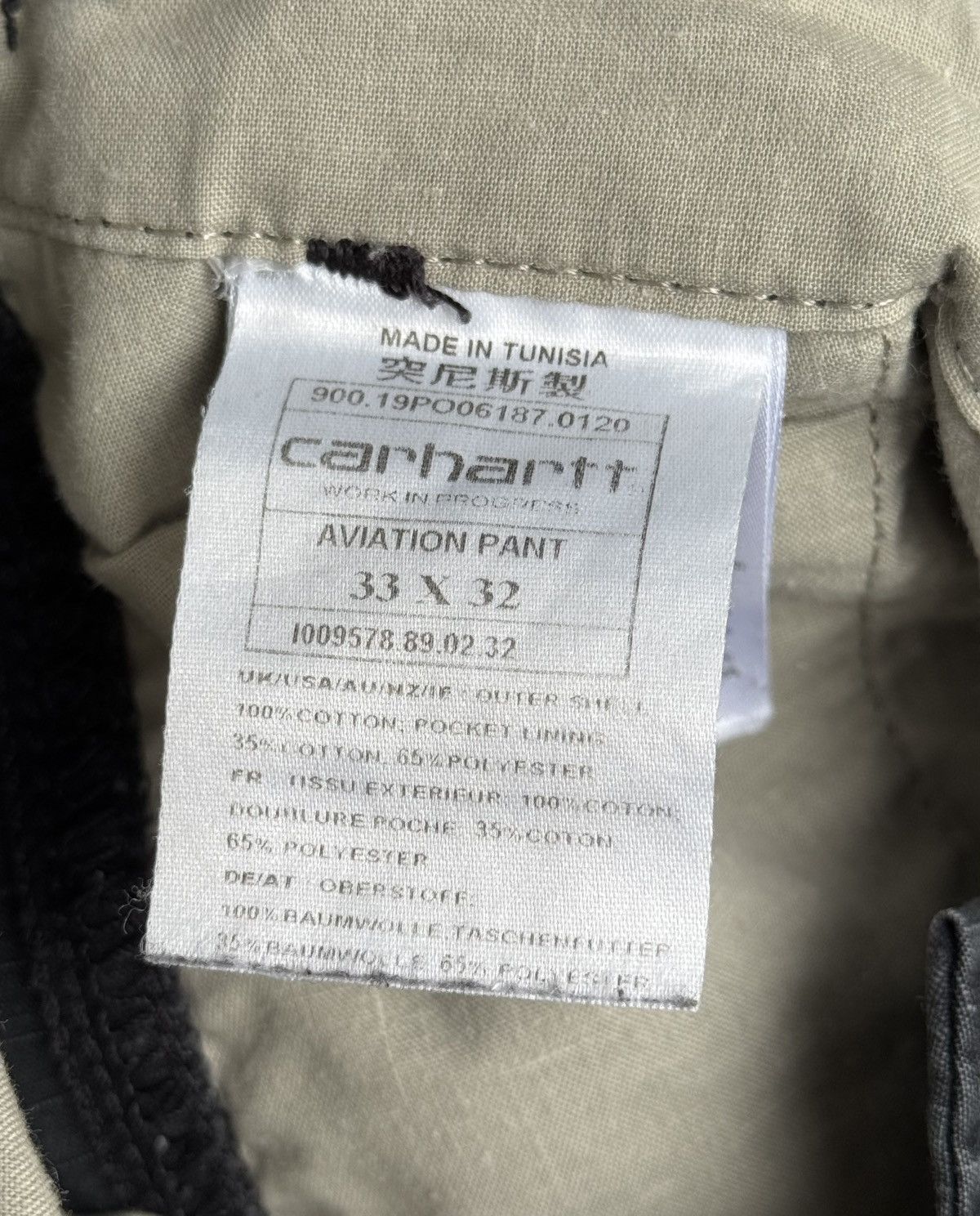Carhartt Wip Carhartt WIP Aviation Regular Cargo Pants Black Size US 32 / EU 48 - 8 Thumbnail