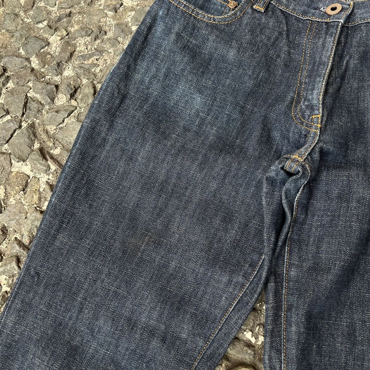 Miu Miu Miu Miu Fall/Winter 2001 Denim Fiammato Jeans Size 29" - 4 Thumbnail