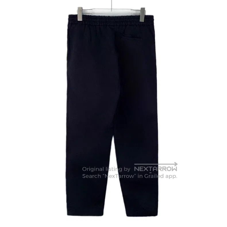 Alexander McQueen Alexander Mcqueen Black cotton casual drawstring trousers Size US 32 / EU 48 - 2 Thumbnail
