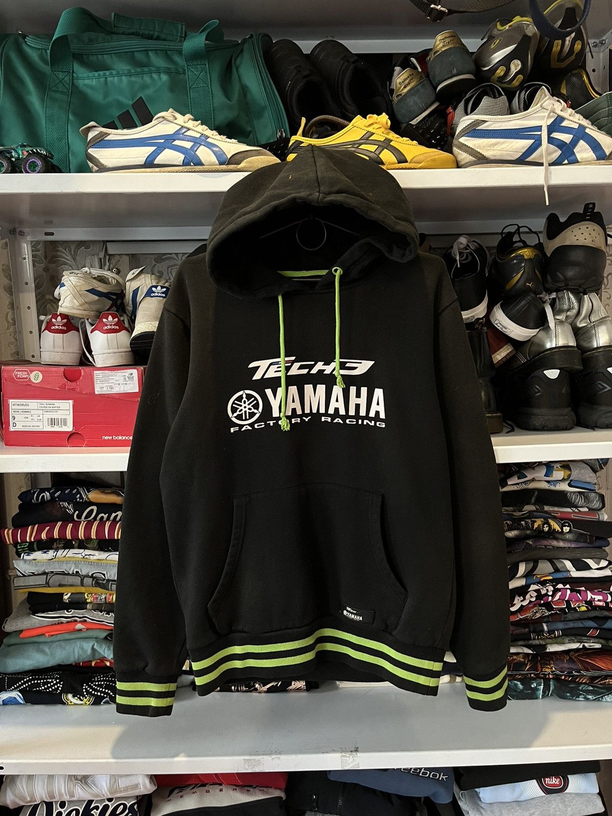 Vintage Mens Vintage Yamaha Hoodie Racing Jacket Rare Size US M / EU 48-50 / 2 - 2 Thumbnail