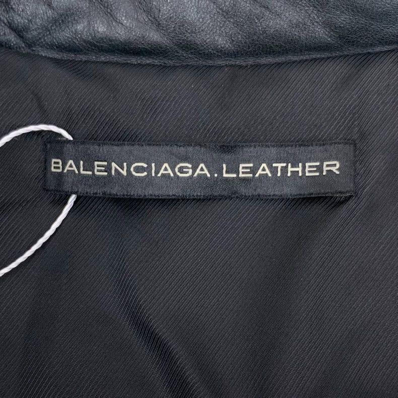 Other Balenciaga size 38 Black sheepskin lapel long sleeve diago Size S / US 4 / IT 40 - 5 Thumbnail