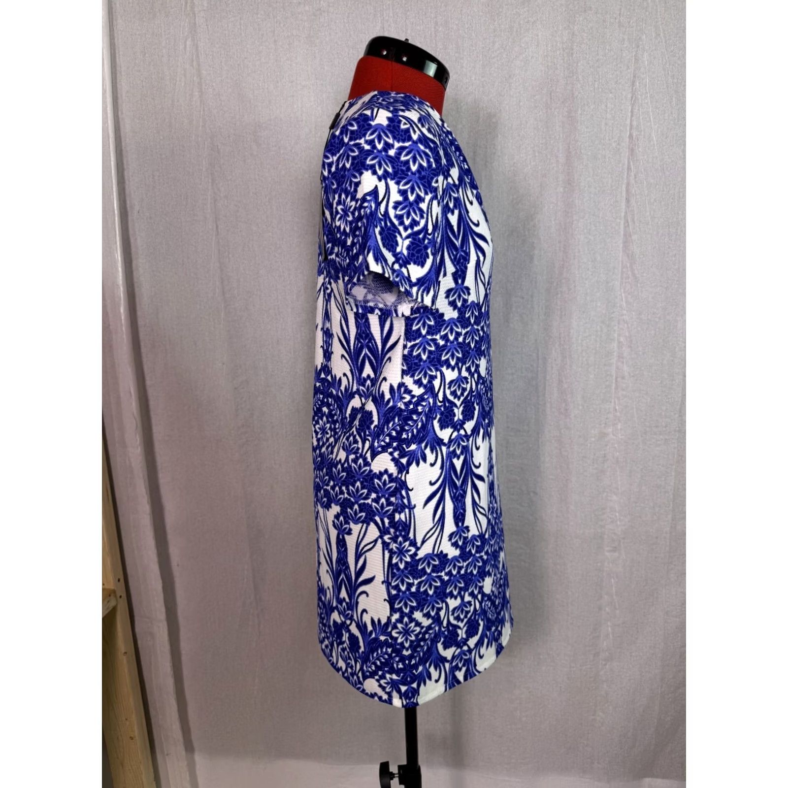 Missguided VINTAGE Missguided Blue White Floral Mini Dress Size 4 Boho 70s Womens Size S / US 4 / IT 40 - 5 Thumbnail