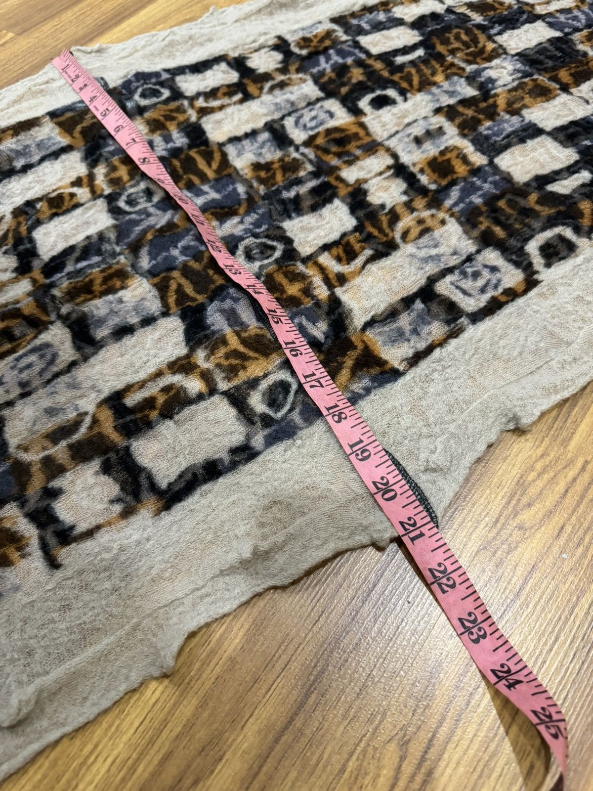 Japanese Brand M.&KYOKO HANDMADE WOOL SCARF WRAP FOULARD Size ONE SIZE - 7 Thumbnail