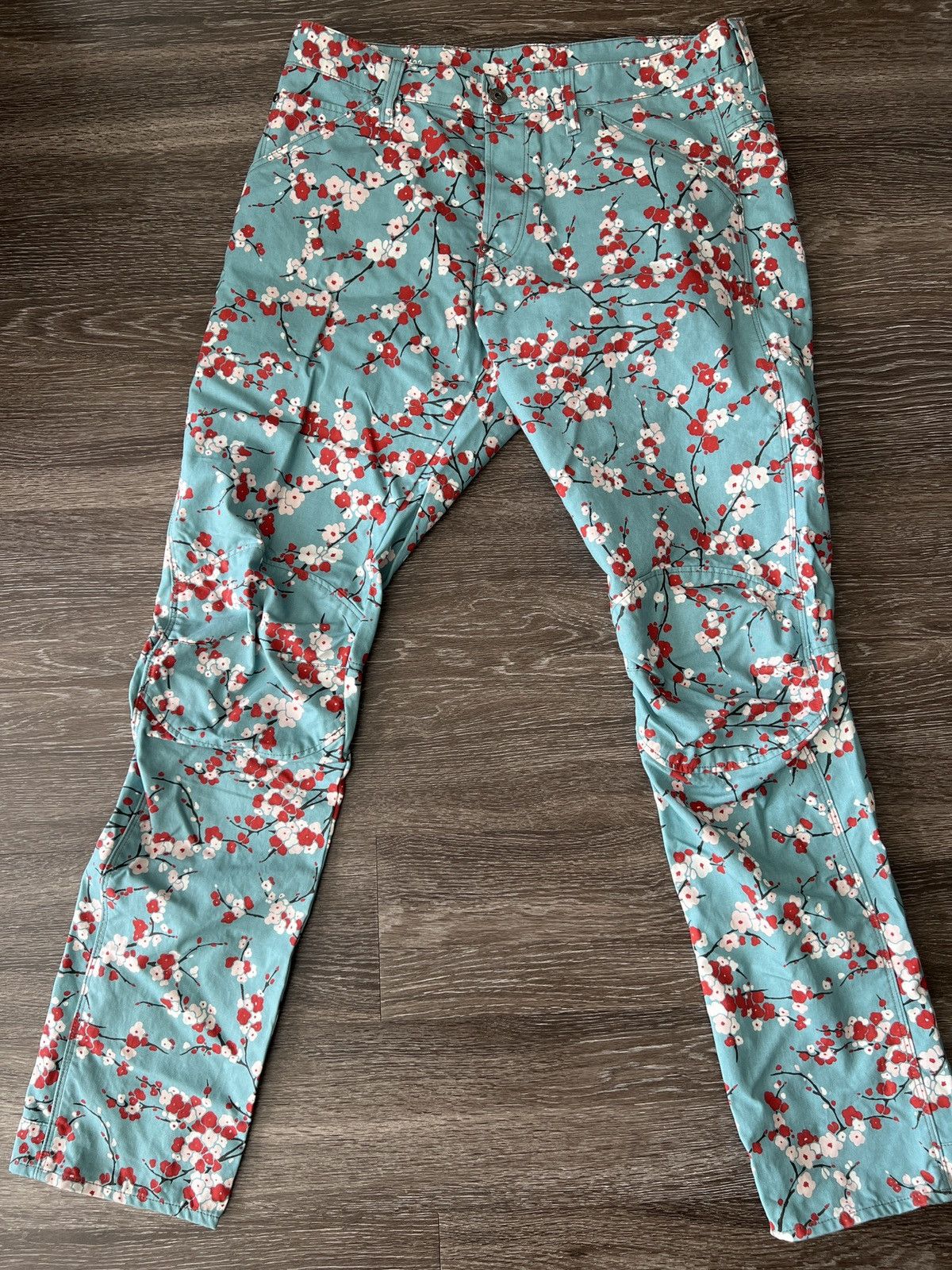 G-Star G-Star Raw “Floral Flower” Pants Size US 34 / EU 50 - 1 Thumbnail
