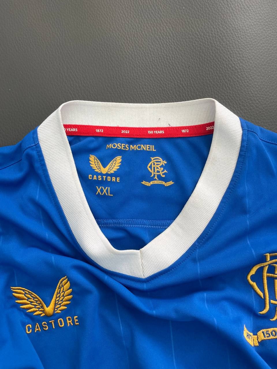 Castore CASTORE GLASGOW RANGERS 2021 2022 SIZE M / L JERSEY SHIRT Size US XL / EU 56 / 4 - 3 Thumbnail
