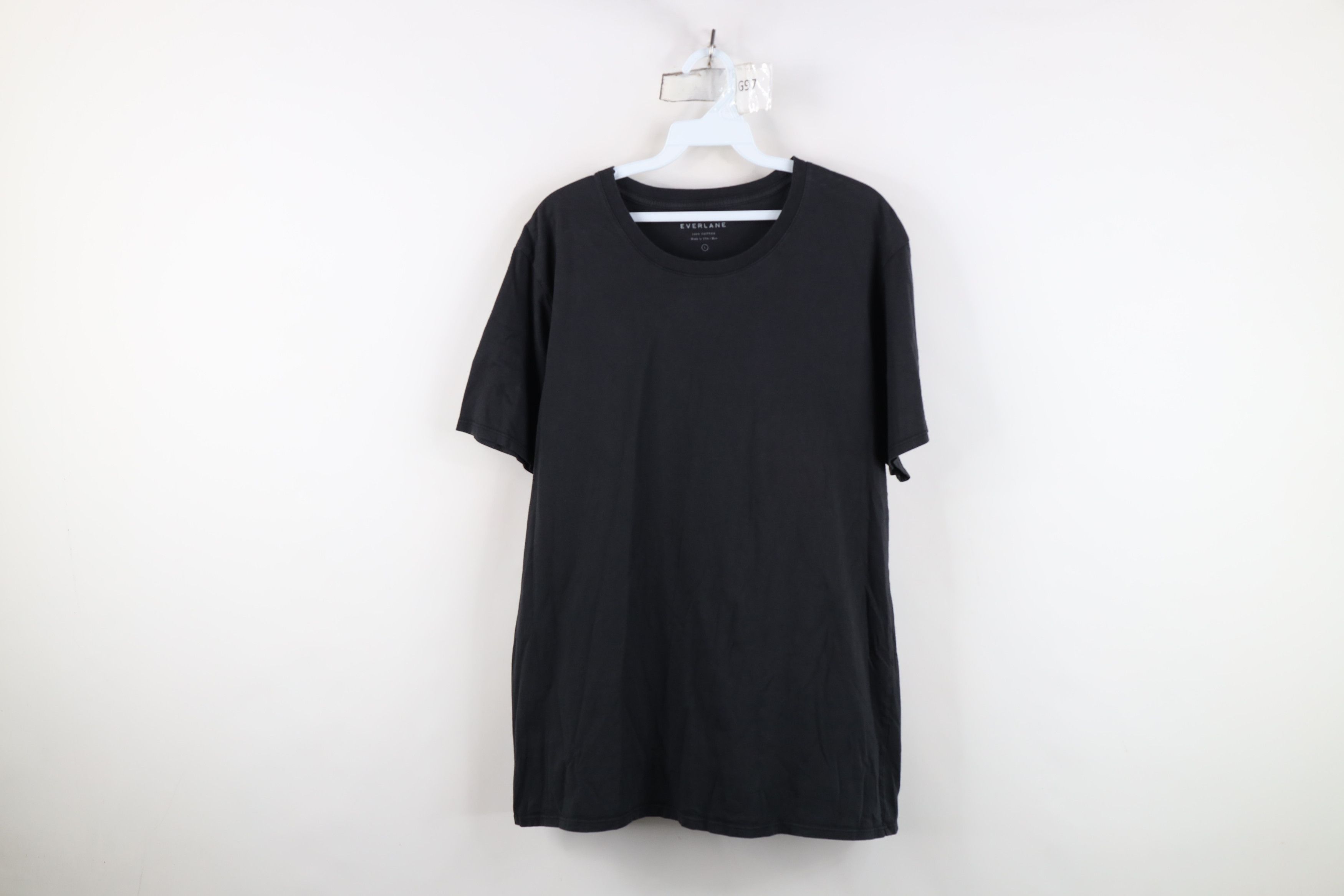 Everlane Everlane Faded Blank Cotton Short Sleeve T-Shirt Black USA Size US L / EU 52-54 / 3 - 1 Thumbnail