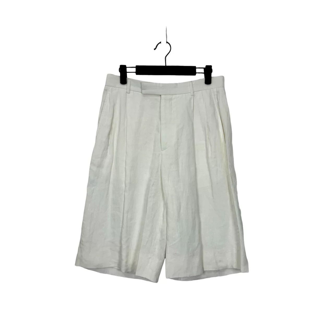Gucci Gucci Linen Logo Shorts Size US 28 / EU 44 - 1 Thumbnail