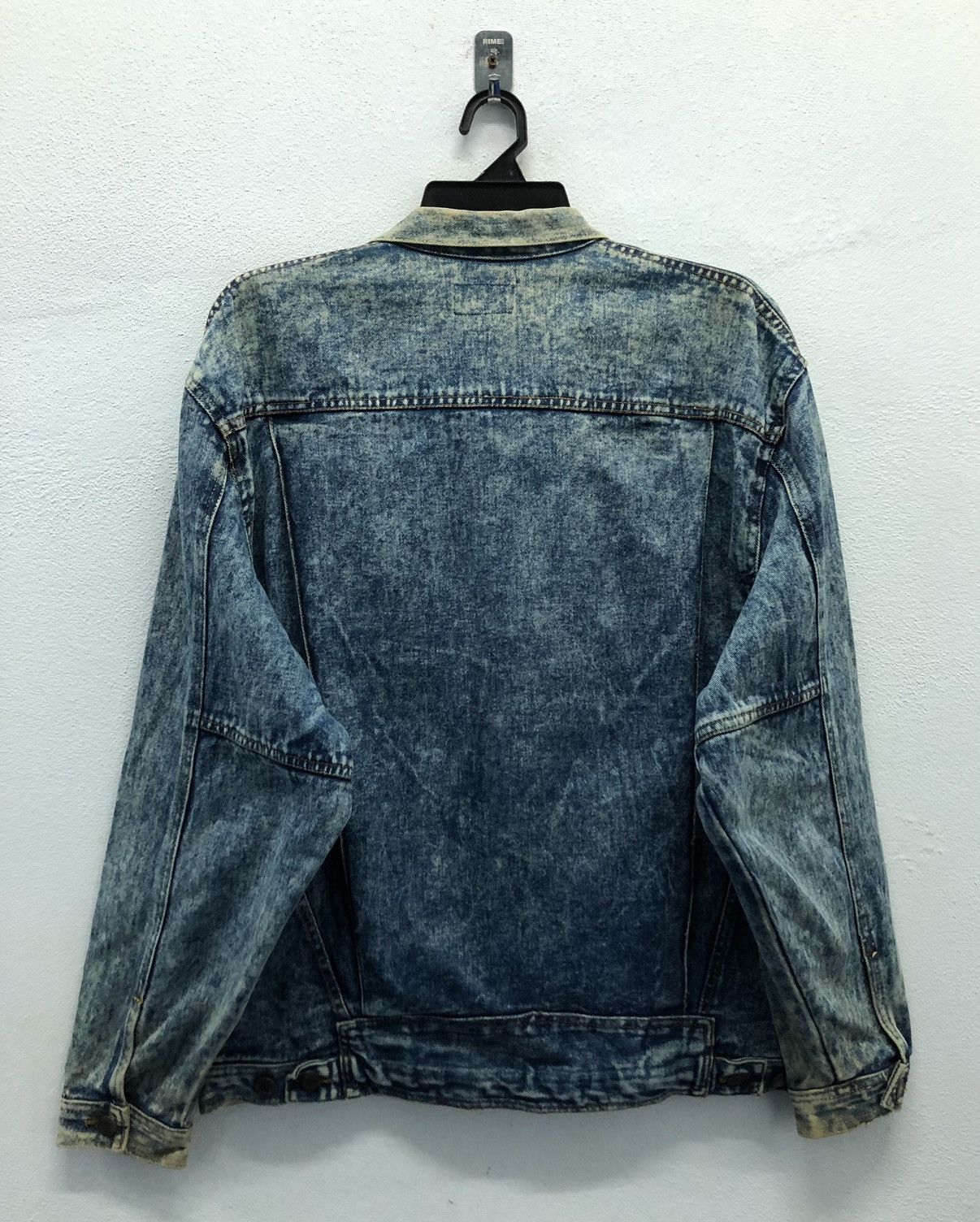Vintage Vintage Sports Club Denim Jacket Size US L / EU 52-54 / 3 - 2 Thumbnail