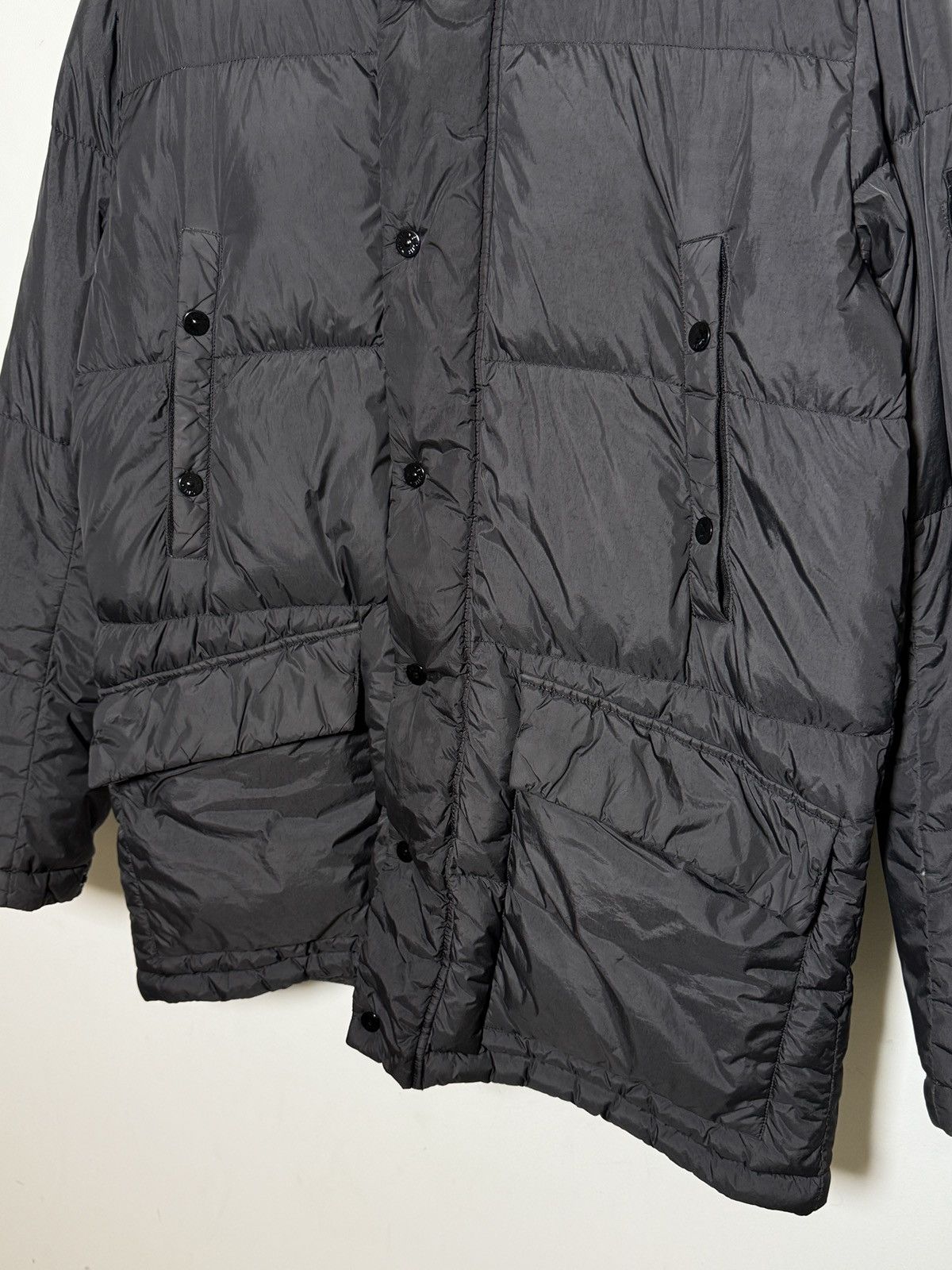 Stone Island Stone Island Crinkle Reps NY down jacket in matte black Size US L / EU 52-54 / 3 - 6 Thumbnail