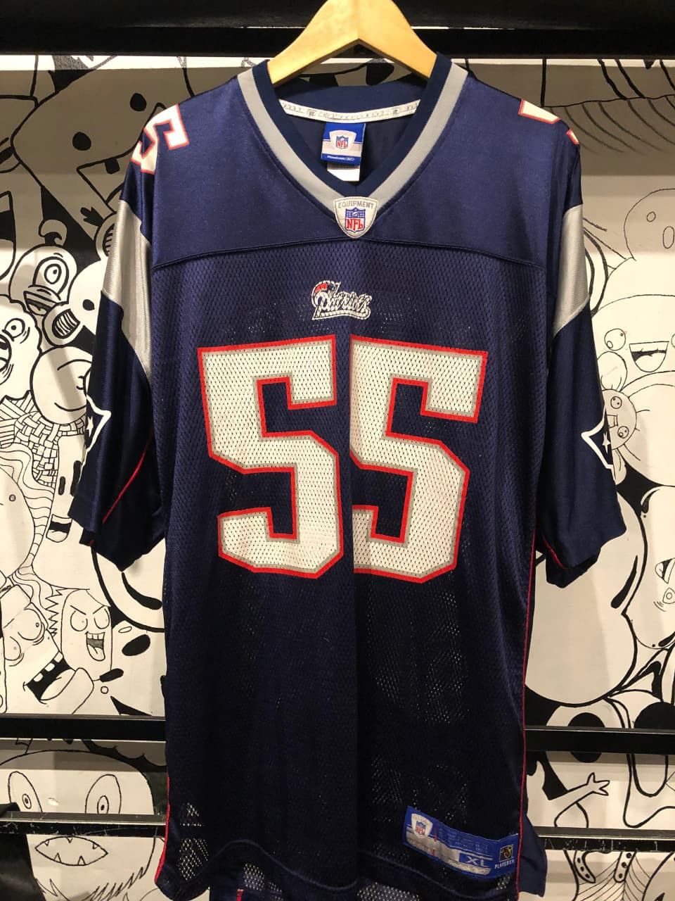 Reebok Vintage NewEngland Patriots Junior Seau #55 Jersey reebok Size US XL / EU 56 / 4 - 1 Thumbnail