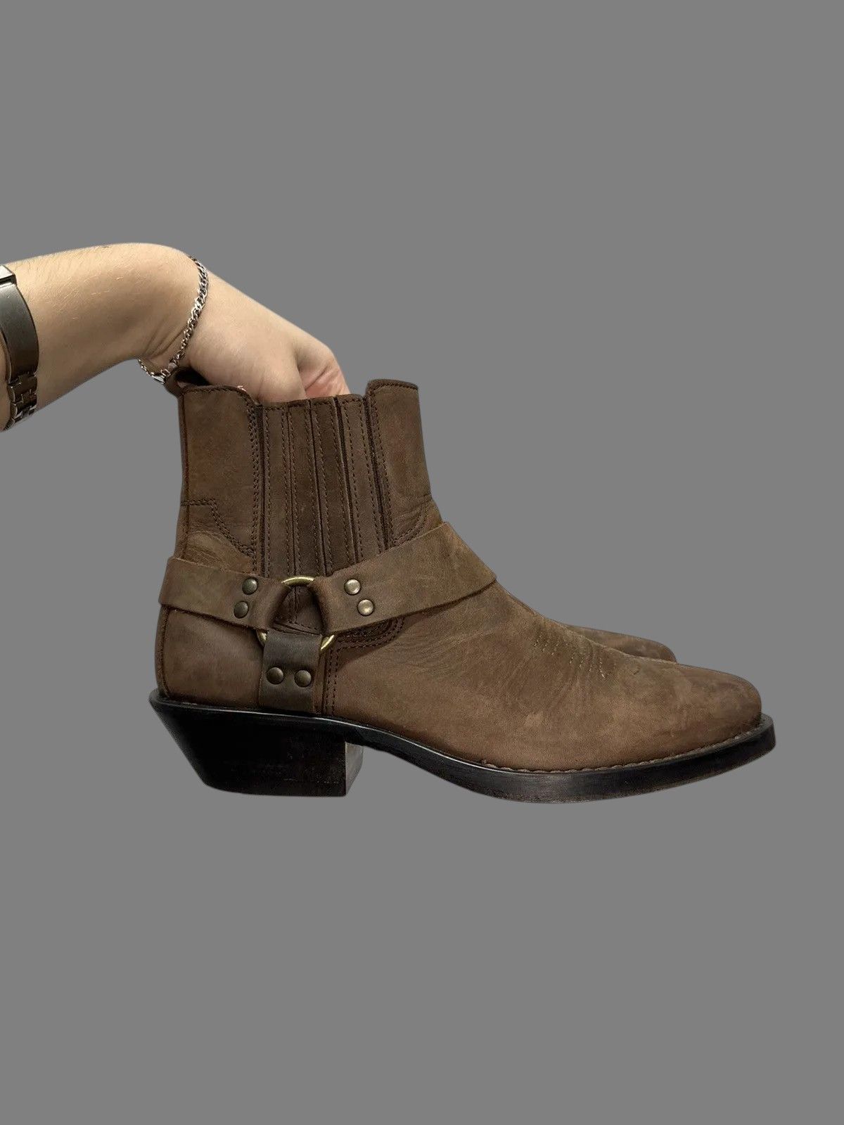 Dirk Bikkembergs Vintage Western Brown Ankle Boots Menswear Size 40 Size US 7 / EU 40 - 7 Thumbnail