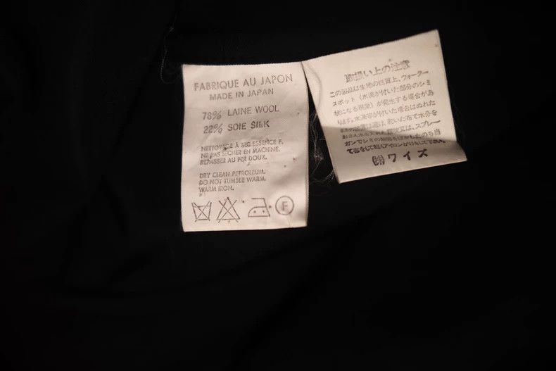Yohji Yamamoto Yohji Yamamoto Yohji Yamamoto Black Jacket with Minimal We Size US S / EU 44-46 / 1 - 5 Thumbnail