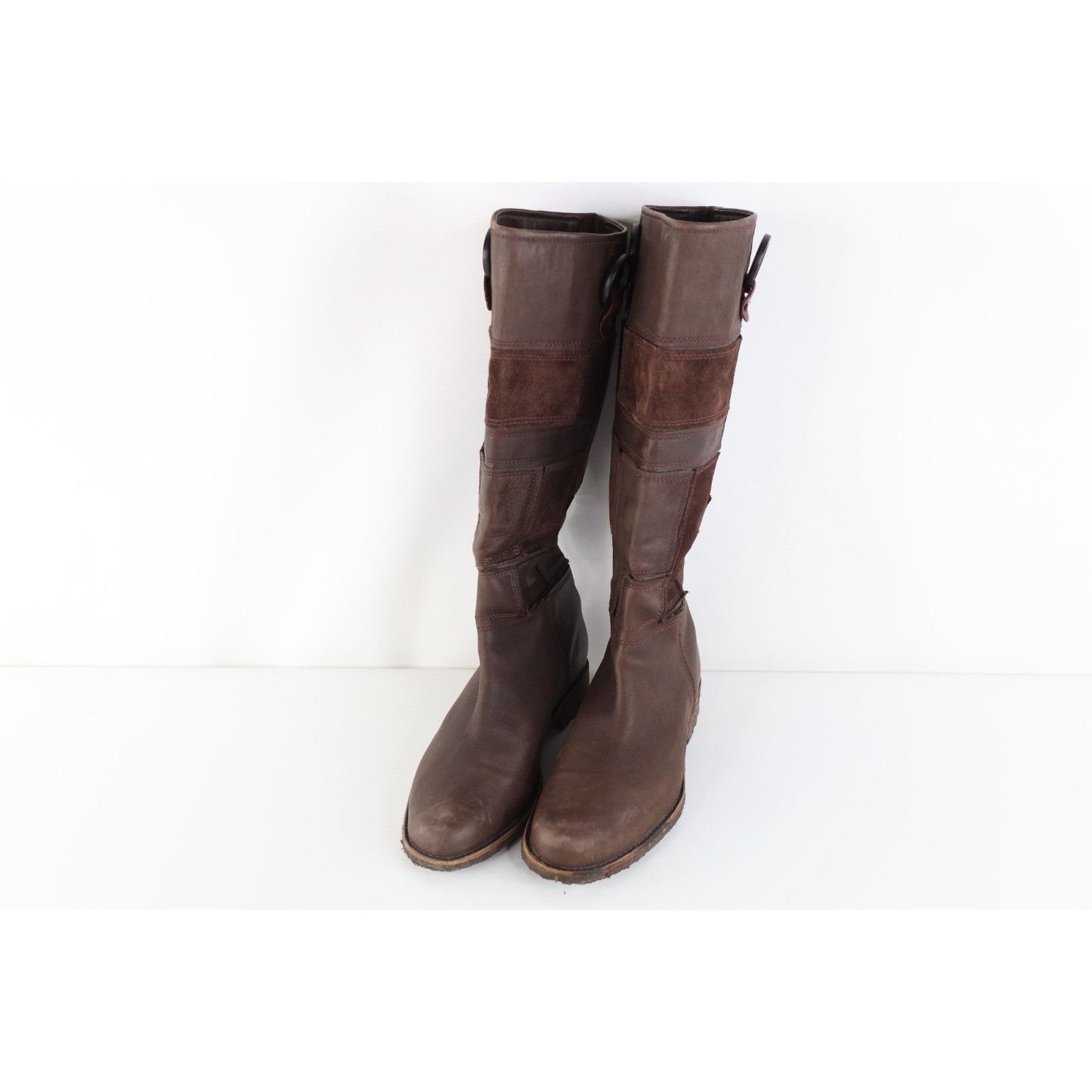 Timberland Vintage 90s Y2K Timberland Suede Leather Riding Boots Size US 10 / IT 40 - 2 Thumbnail