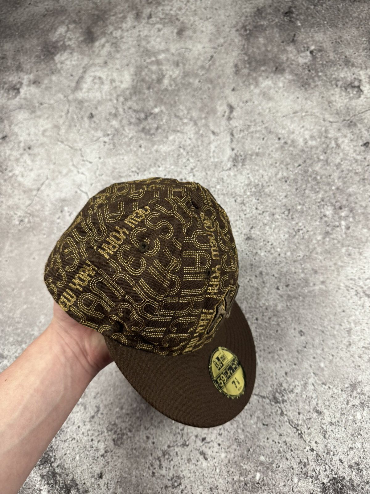 Kith × New Era × New York Yankees New Era New York Yankees Monogram Brown Cap Rap Size ONE SIZE - 5 Thumbnail