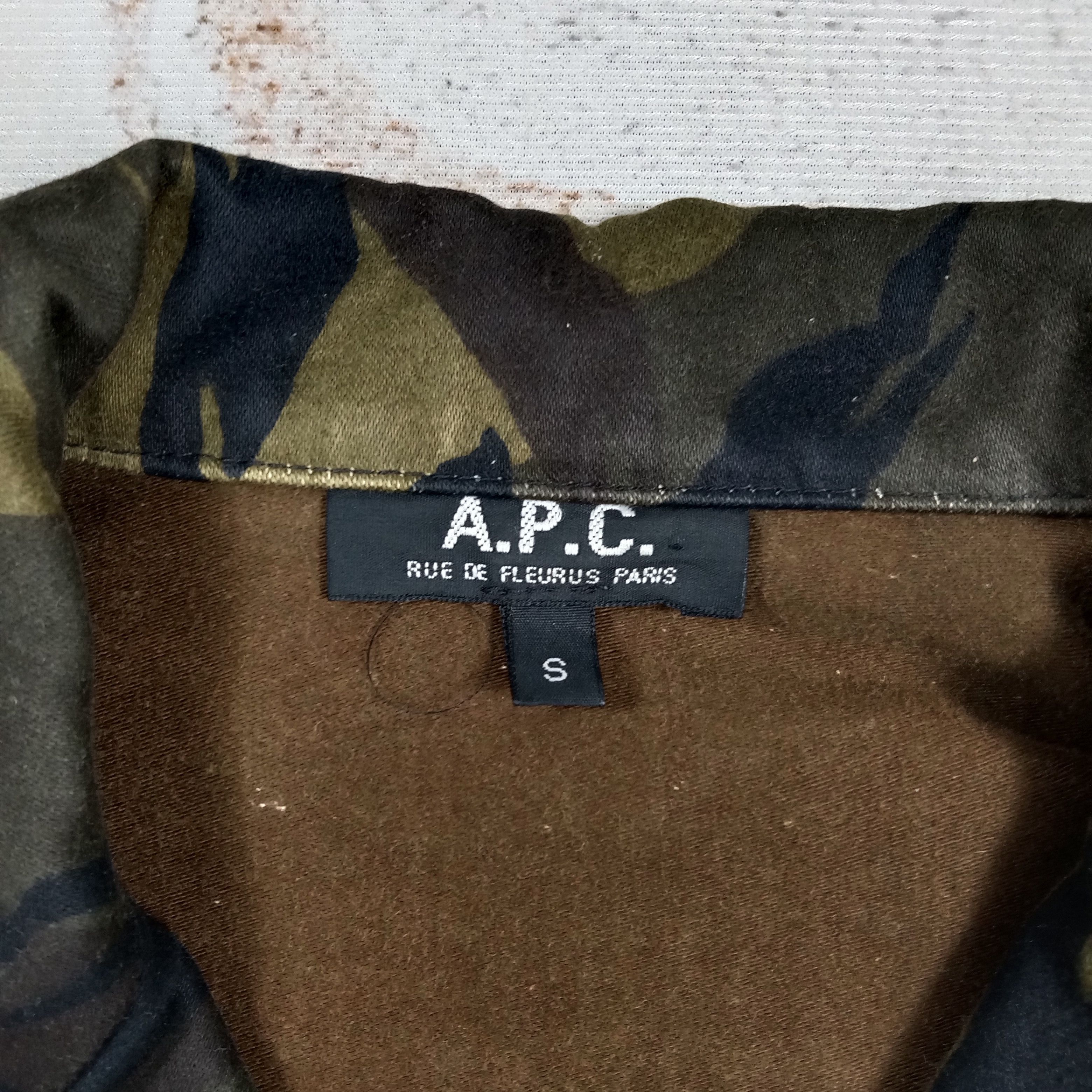 A.P.C. A.P.C. Rue De Fleurus Paris France Camo Coat Jacket C288N13 Size US XS / EU 42 / 0 - 3 Thumbnail