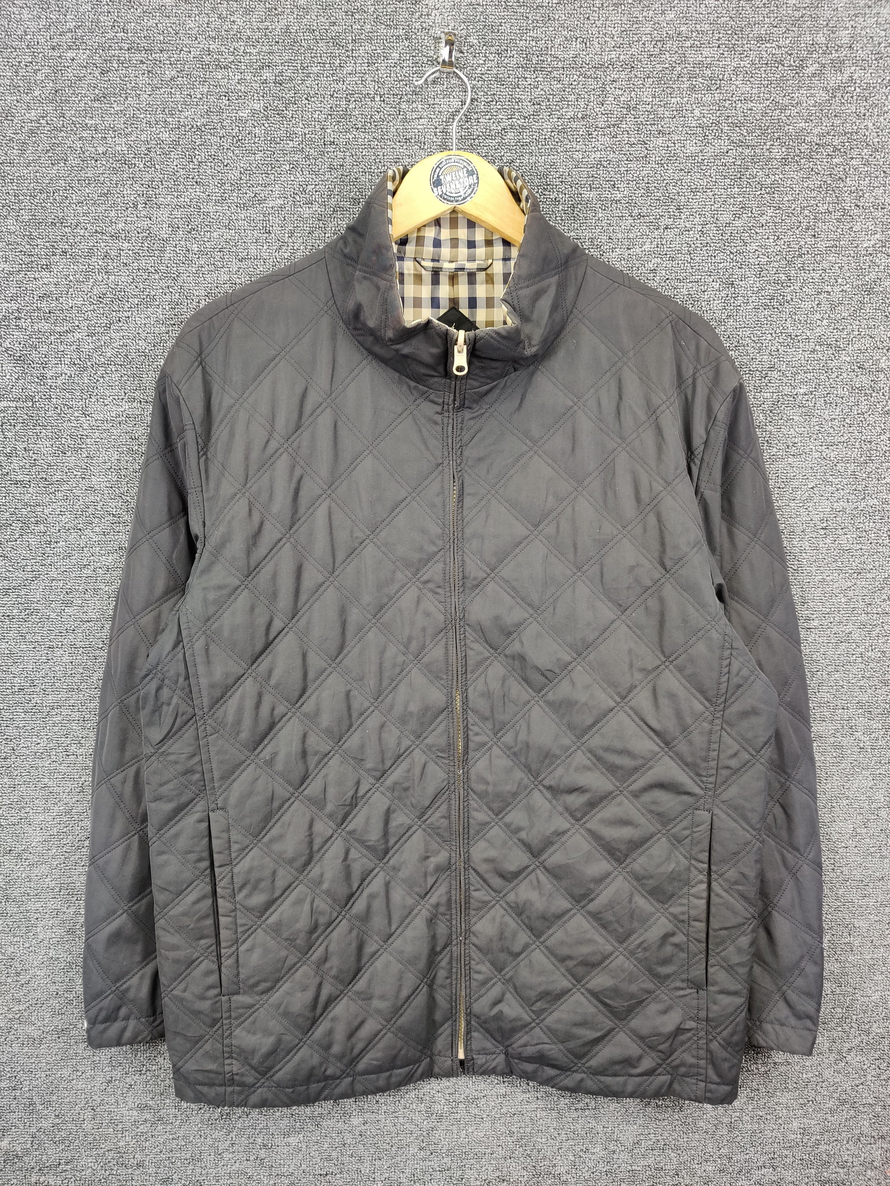 Aquascutum Aquascutum London Quilted Zip Up Jacket Size US M / EU 48-50 / 2 - 1 Thumbnail
