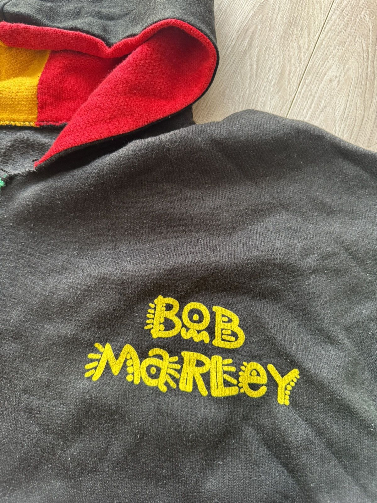Bob Marley CRAZY Vintage Bob Marley Regge Big Face Knitted Zip Hoodie Size US M / EU 48-50 / 2 - 8 Thumbnail