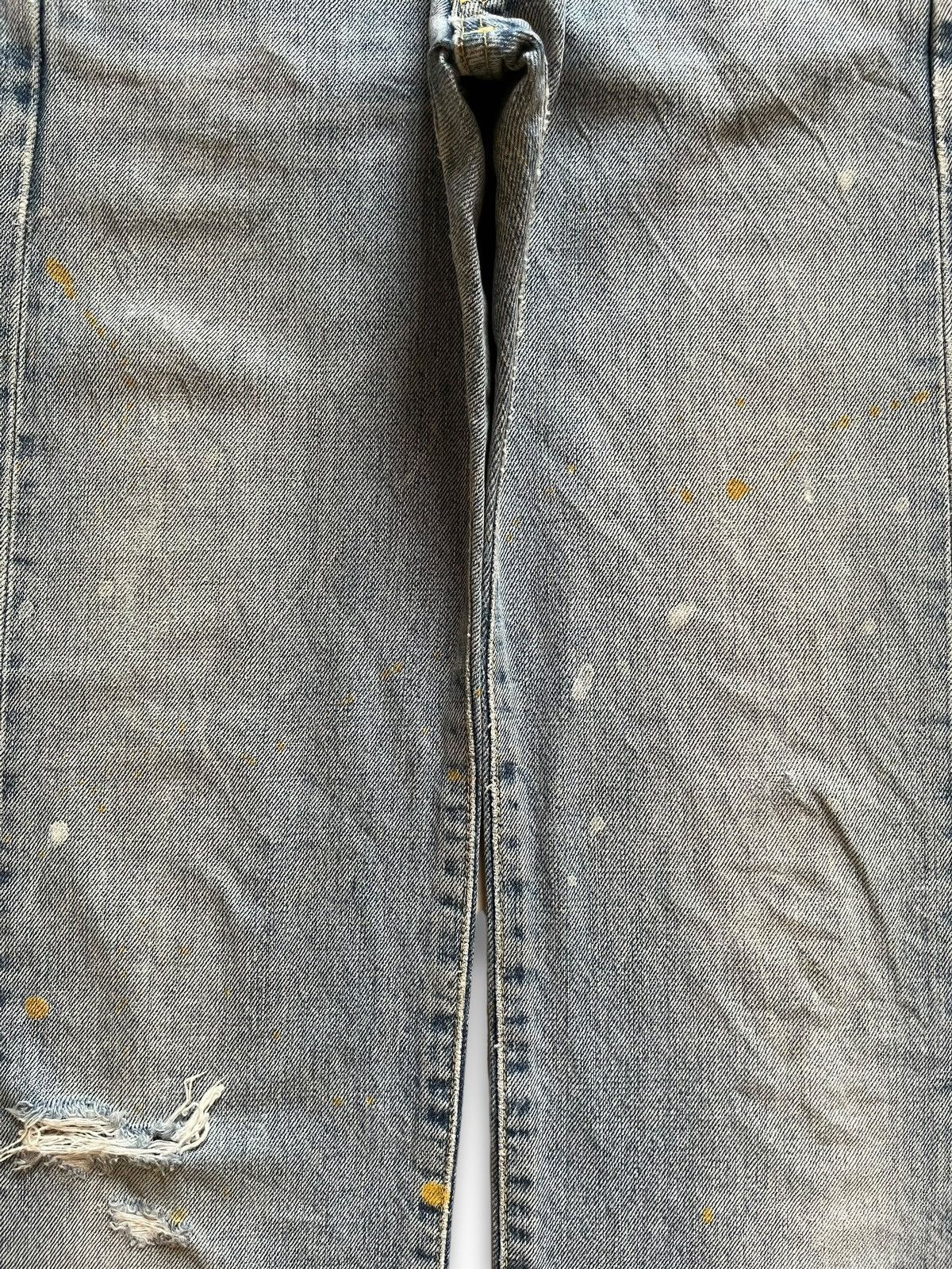 Edwin Vintage Japanese Edwin 505 Selvedge Painted Splatter Jeans Size US 26 / EU 42 - 6 Thumbnail